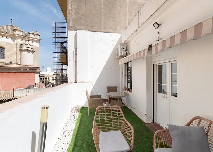 아파트 Atico Estudio Con Terraza - Centro *